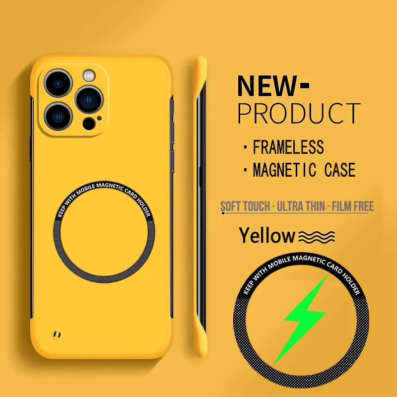 Ultra Thin Frameless Phone Cover - Magnetyczne etui na telefon bez ramki