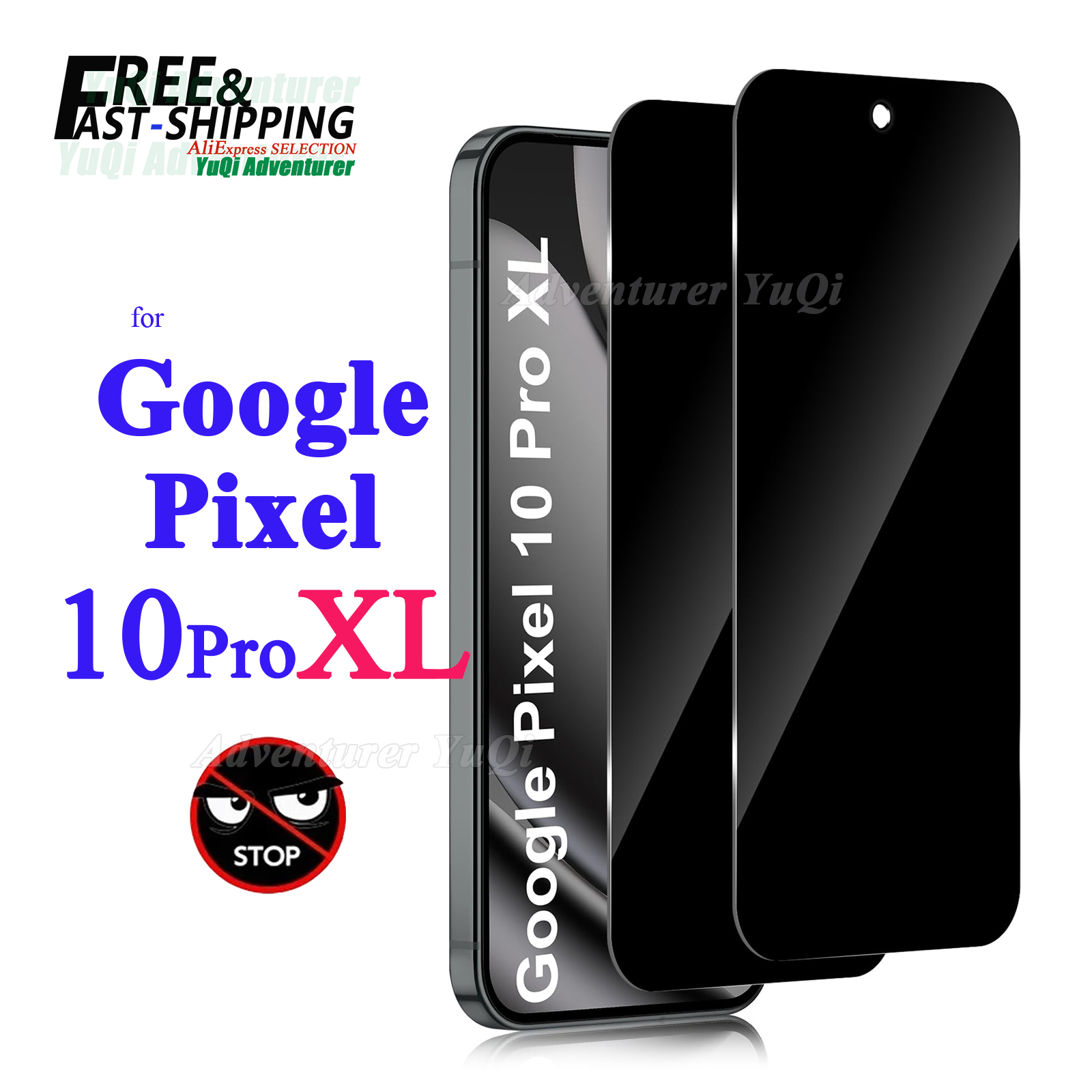 Anti Spy Privacy Glass Case - Folia Ochronna Anti-Spy do Google Pixel