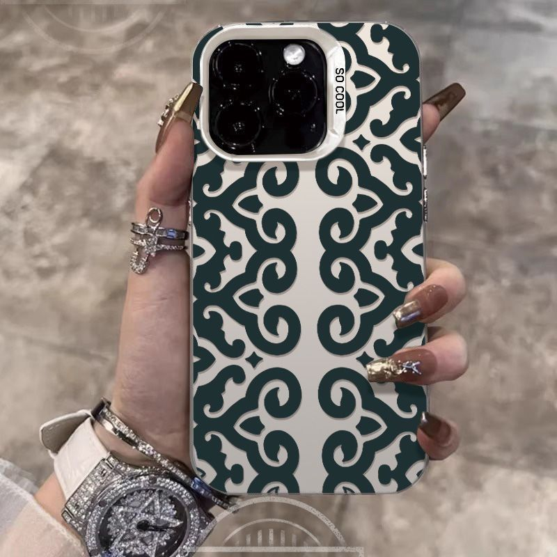 Vintage Floral Pattern Soft Case - Etui na telefon w stylu vintage