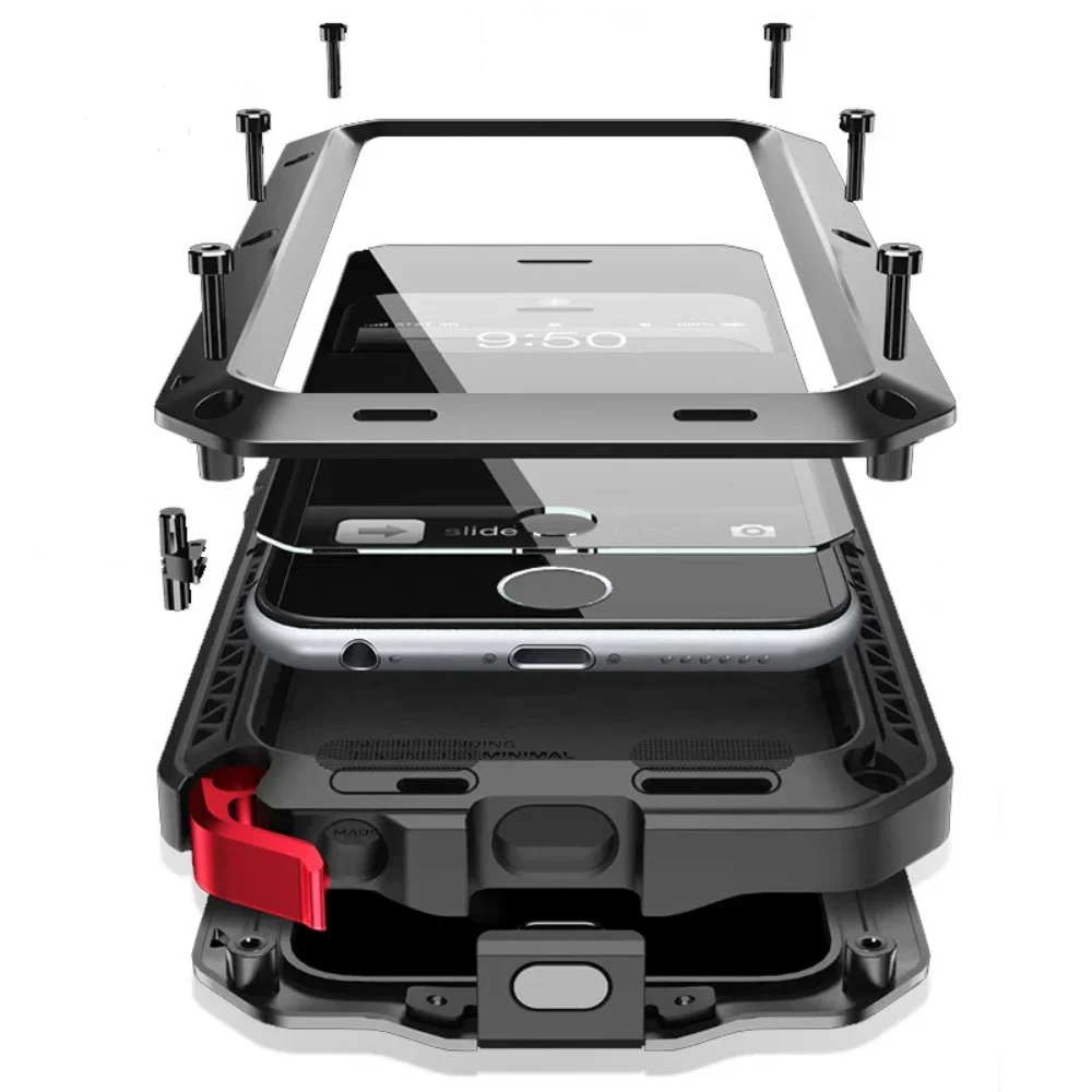 Heavy Duty 360 Full Body Protective Case - Etui na iPhone'a 16 15 13