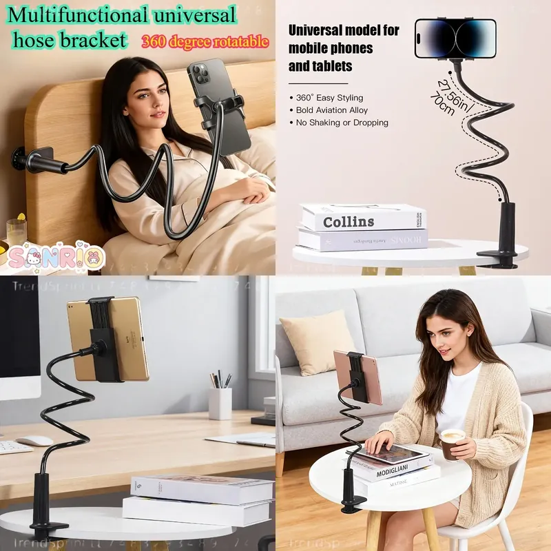 Phone Stands - Elastyczny uchwyt na telefon z obrotem