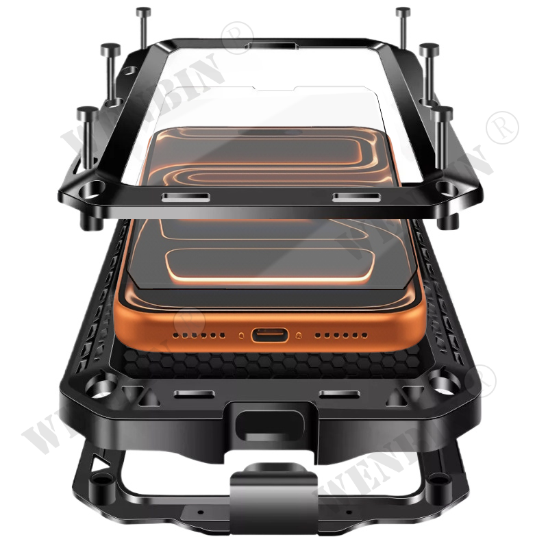 Heavy Duty 360 Full Body Protective Case - Luksusowe, wytrzymałe etui na iPhone 17