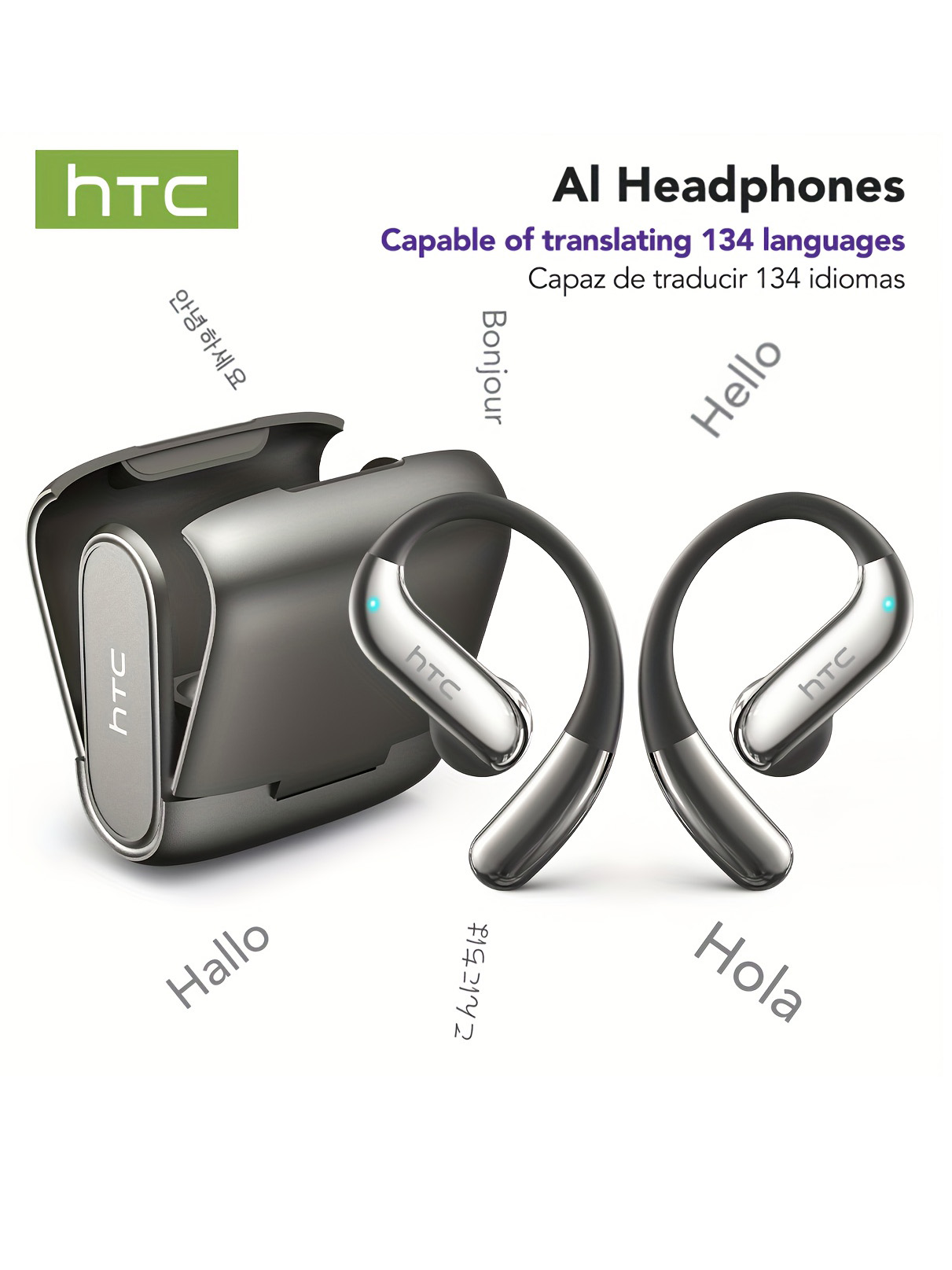 Earphones - Słuchawki Bluetooth z odkrytymi uszami HTC,