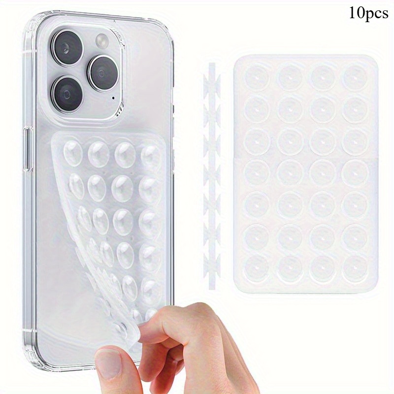 Phone Stands - 10 szt. Dwustronnych silikonowych uchwytów na