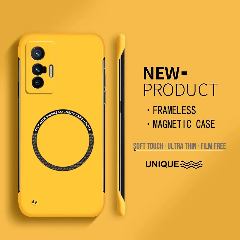 Ultra Thin Frameless Phone Cover - Ultra cienkie, twarde, magnetyczne etui na