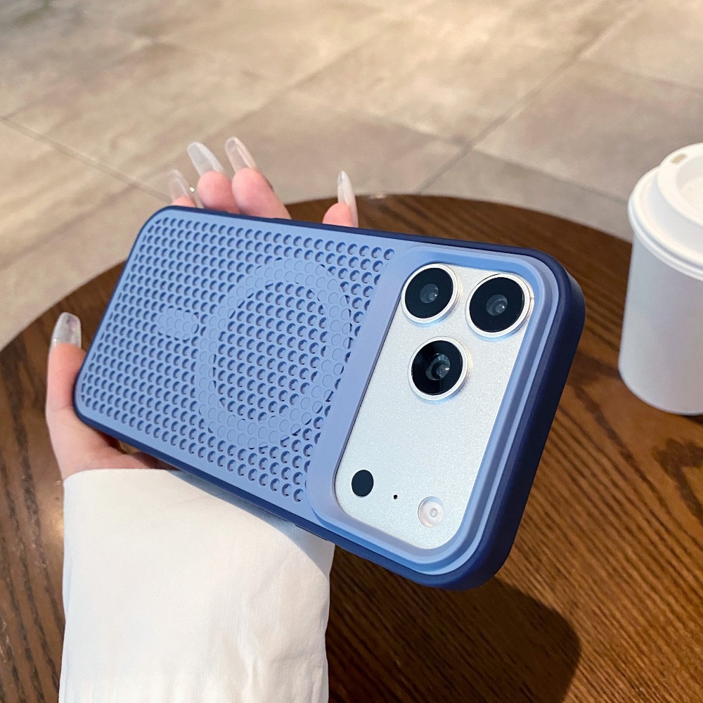Heat Dissipation Mesh Breathable Case - Luksusowe, matowe, oddychające, twarde etui na