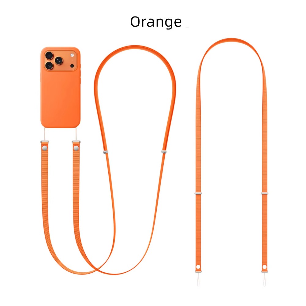 Crossbody Lanyard Neck Strap Case - Magnetyczne etui na telefon z paskiem