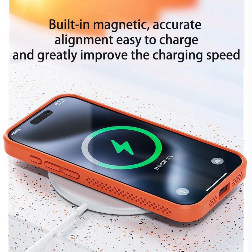 Heat Dissipation Mesh Breathable Case - Chłodząca osłona odprowadzająca ciepło z magnesem