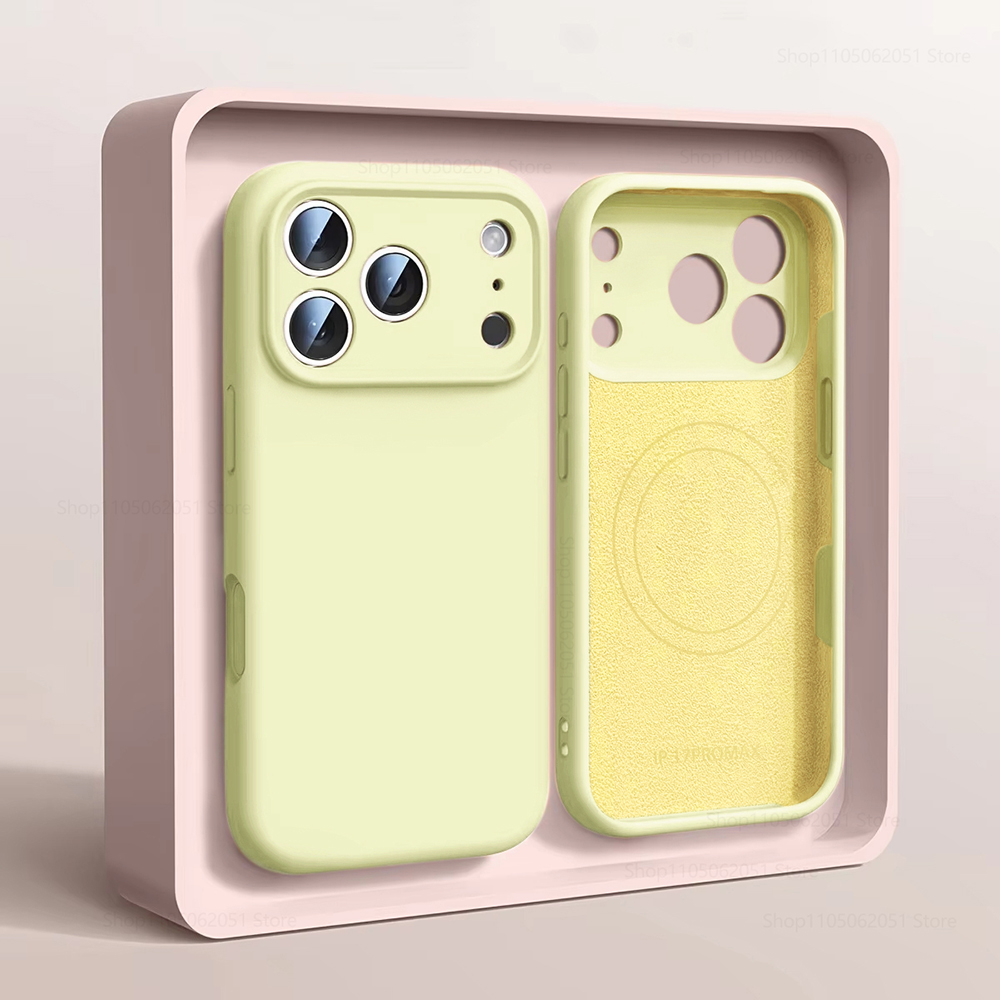 Liquid Silicone Magnetic Phone Case - Magnetyczne etui na telefon Magsafe do