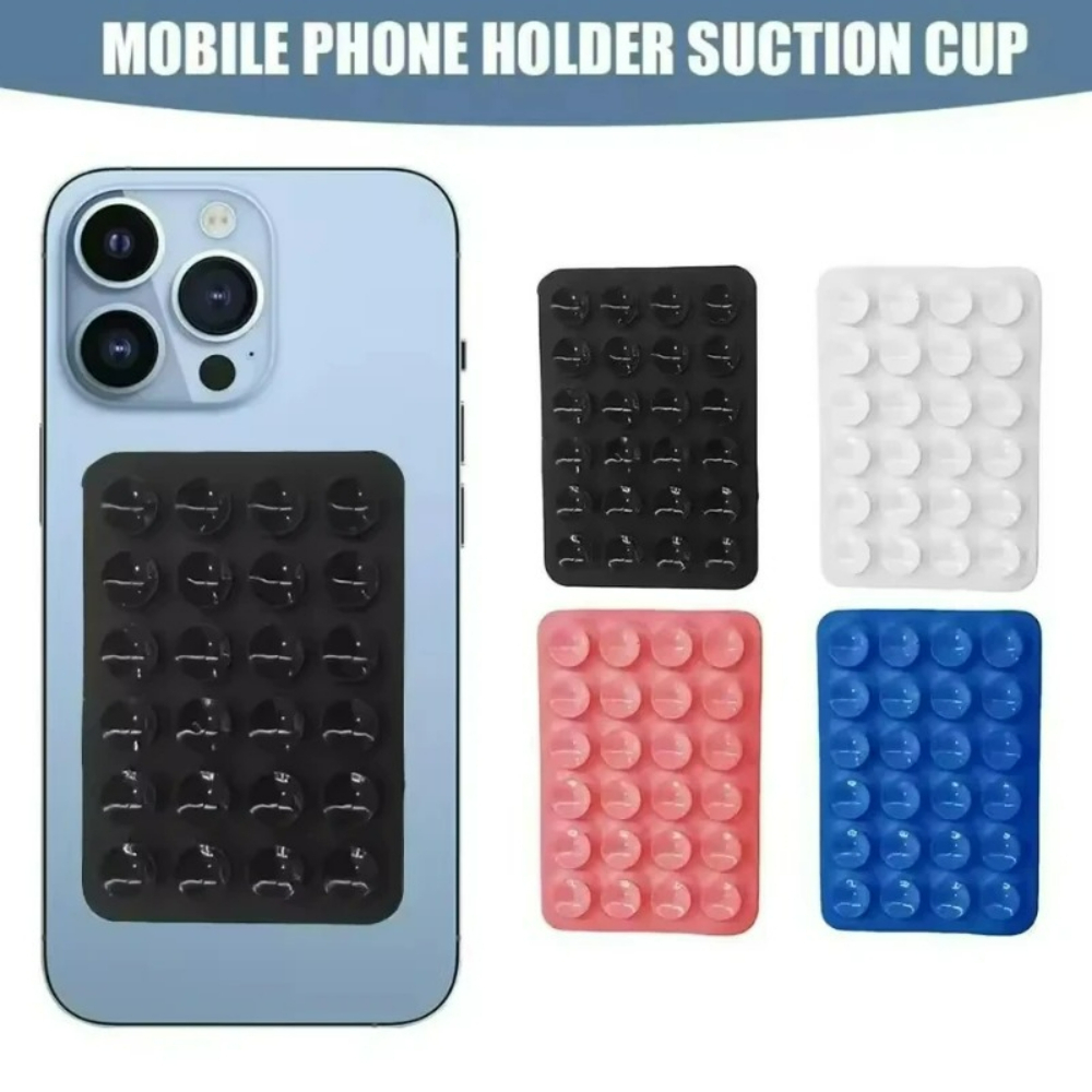 Phone Cases - Silikonowy uchwyt na telefon z przyssawką,