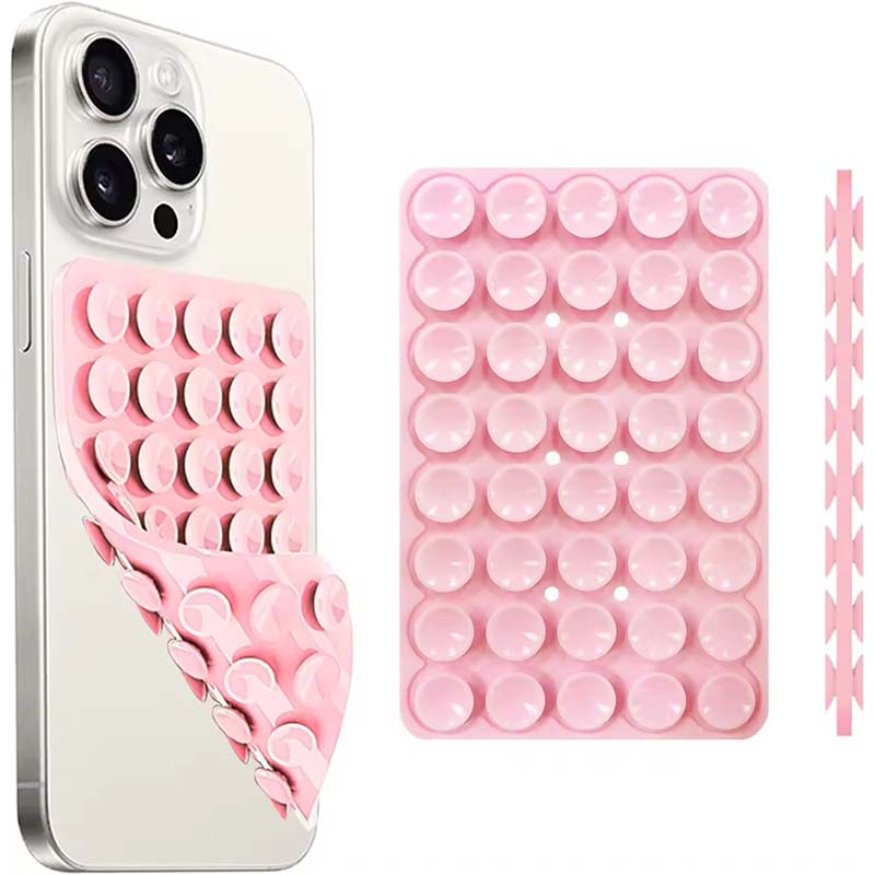 Phone Cases - Silikonowy uchwyt na telefon z przyssawką,