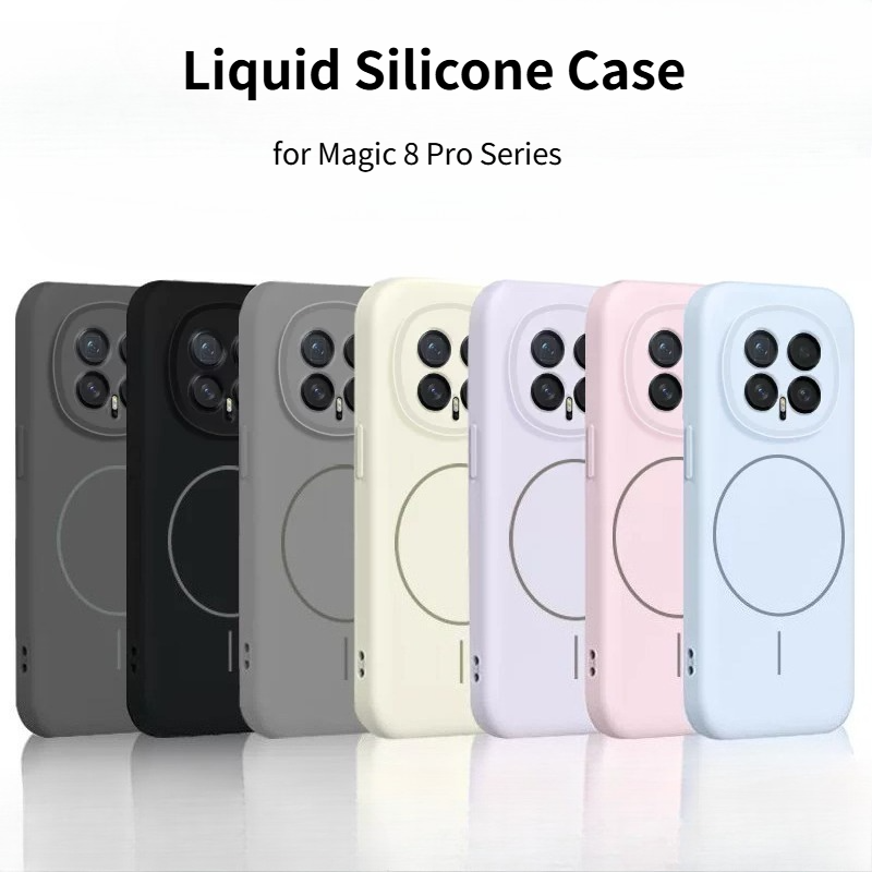 Modne, oryginalne etui na tele – Liquid Silicone Magnetic Phone Case recenzja i cena
