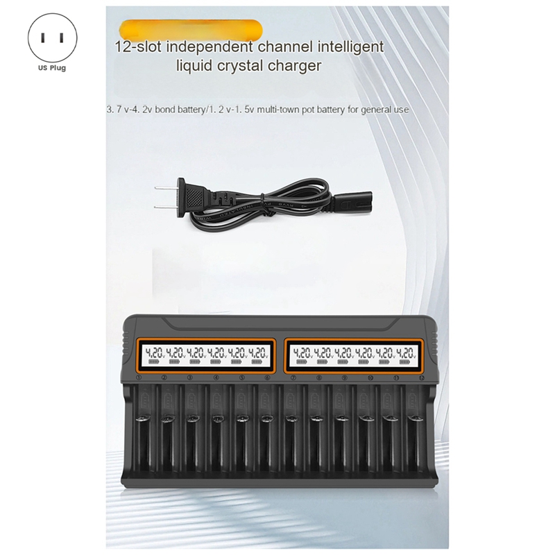 Ładowarka 18650 12 Gniazd Aa.A – Chargers recenzja i cena