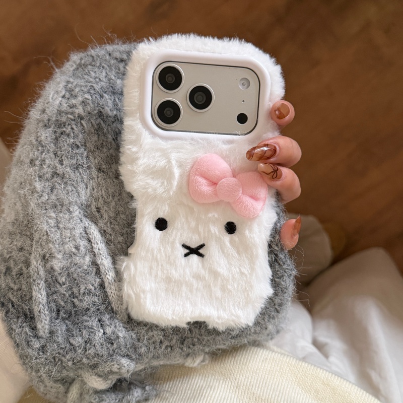 Urocze etui na telefon z białe – Cute Cartoon Wrist Strap Silicone Case recenzja i cena