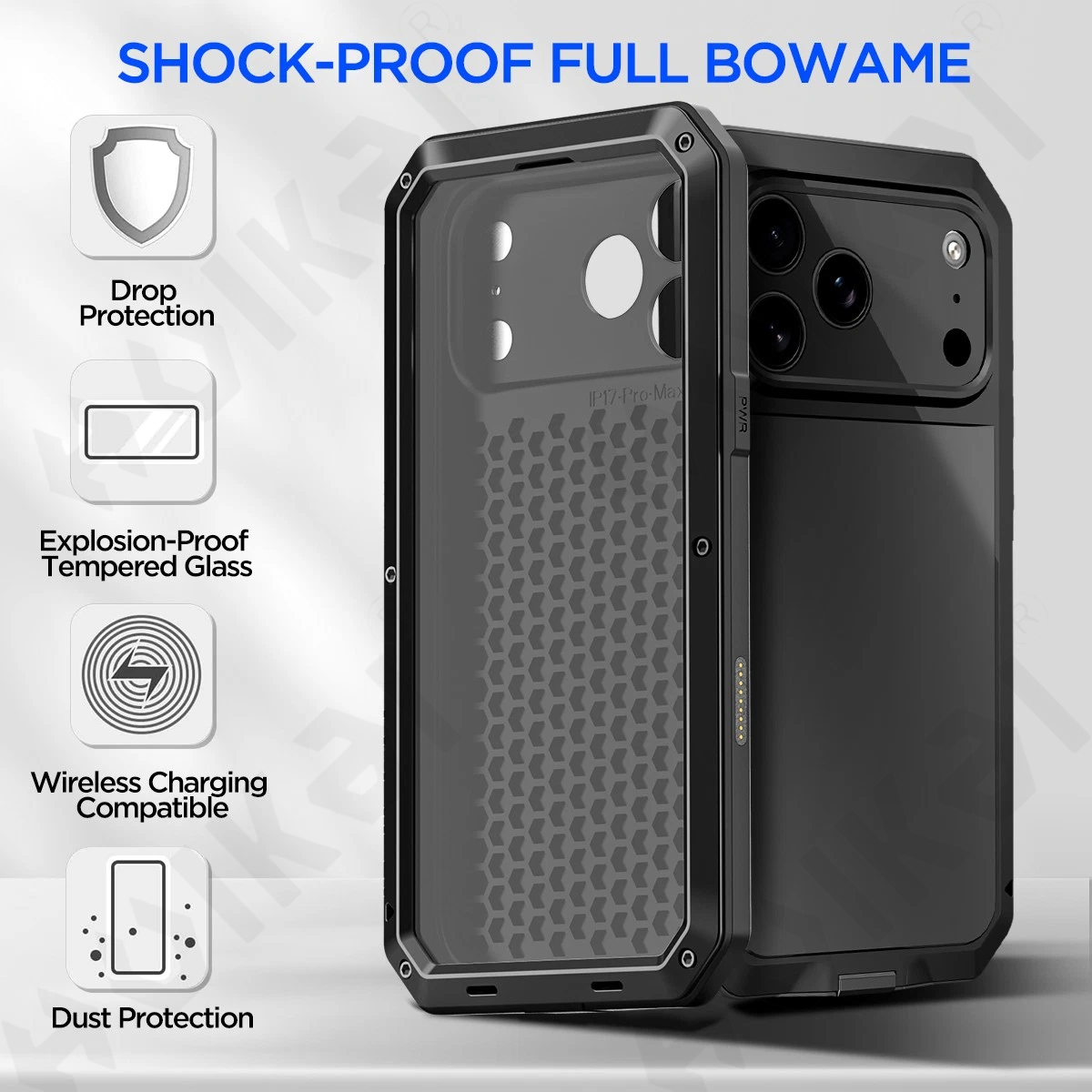 Etui na iPhone 17 16 15 14 13  – Heavy Duty 360 Full Body Protective Case recenzja i cena