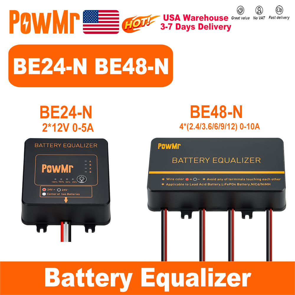 PowMr USA 24V 48V Balanser Bat – Power Banks recenzja i cena