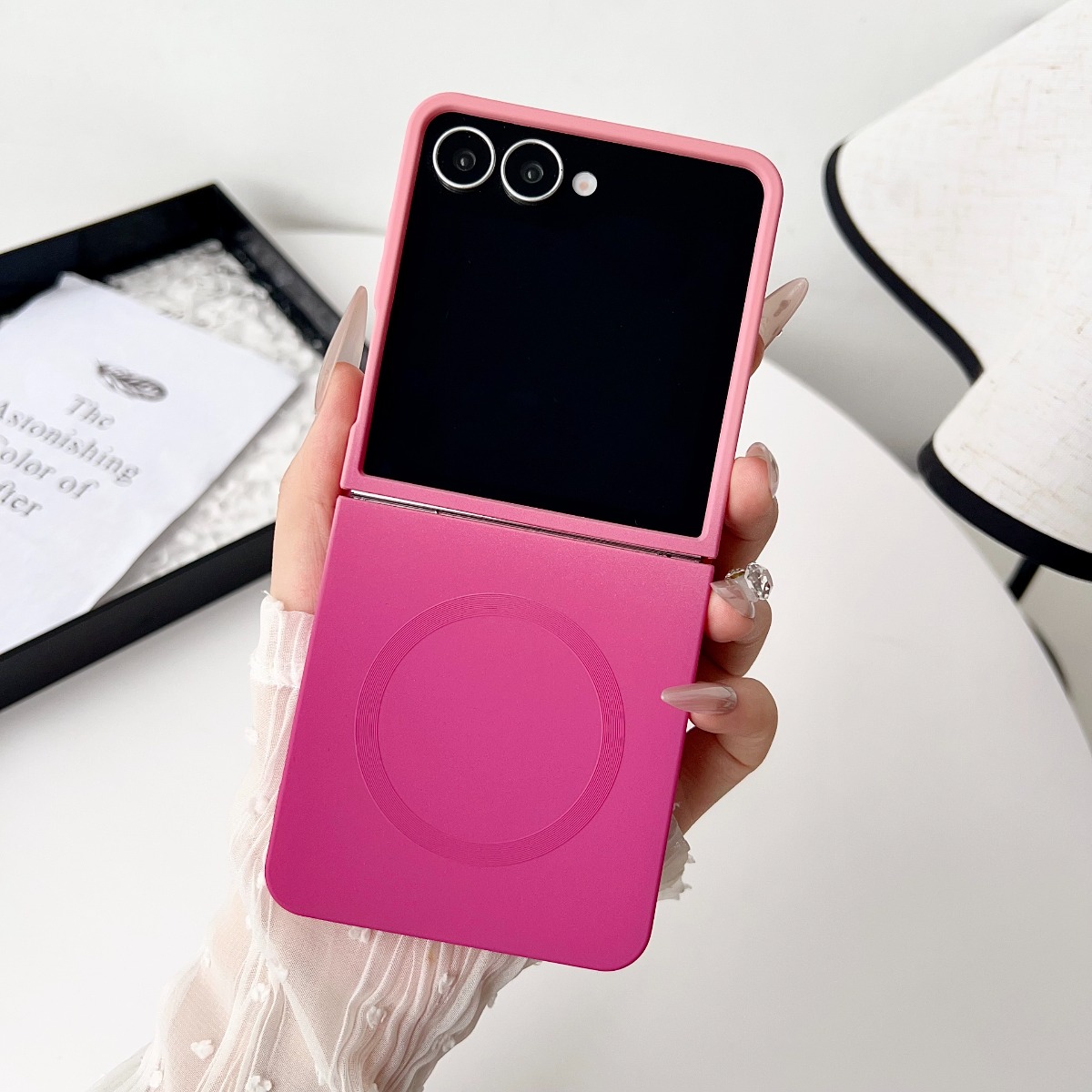 Gradientowy, płynny, silikonow – Liquid Silicone Magnetic Phone Case recenzja i cena