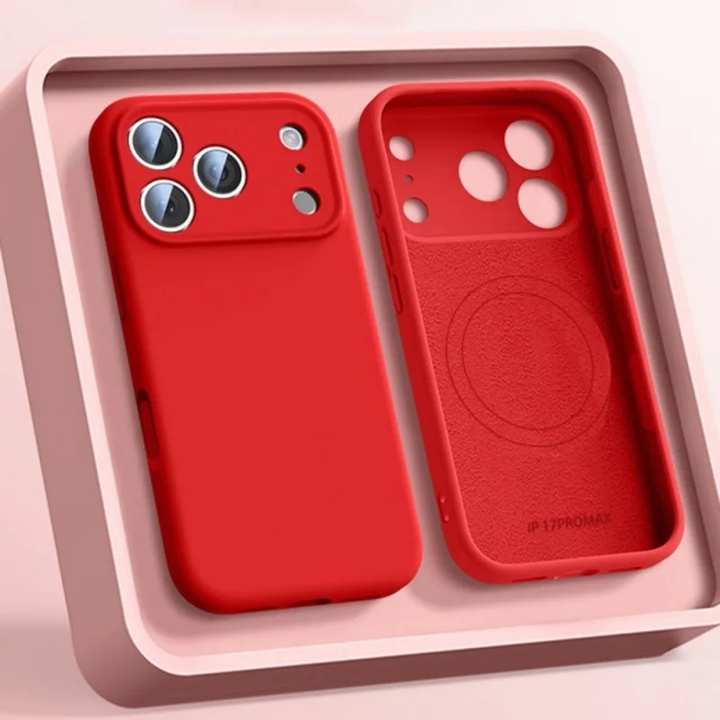Magnetyczne oryginalne etui z  – Liquid Silicone Magnetic Phone Case recenzja i cena