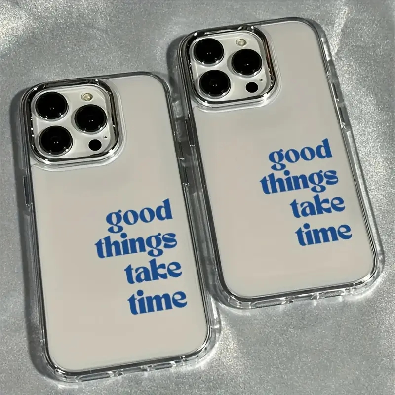 Good Things Take Time Etui na  – Clear Shockproof Bumper Case recenzja i cena