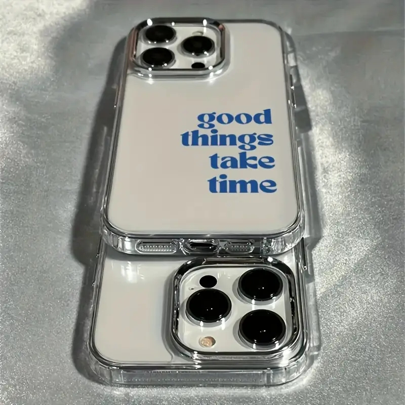 Good Things Take Time Etui na  – Clear Shockproof Bumper Case recenzja i cena