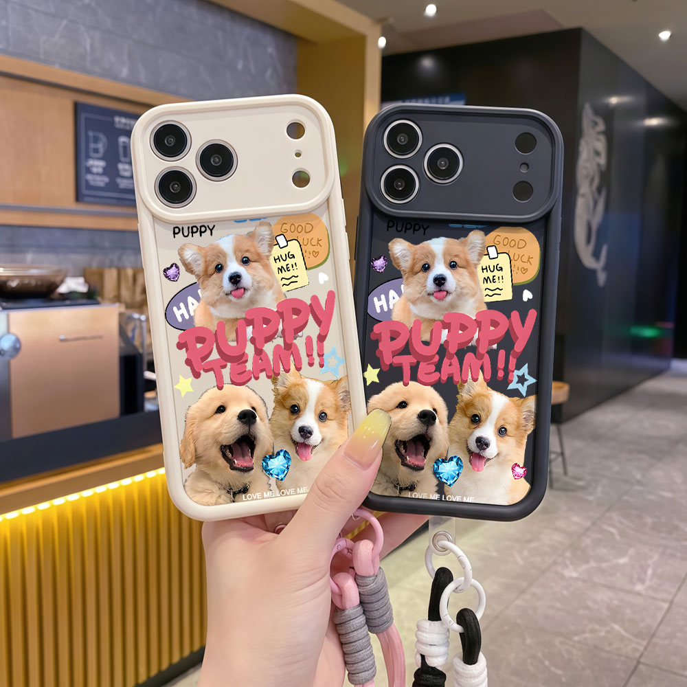 Miękkie etui na telefon z smyc – Cute Cartoon Wrist Strap Silicone Case recenzja i cena