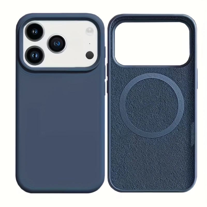 Jednokolorowe etui z płynnego  – Liquid Silicone Magnetic Phone Case recenzja i cena