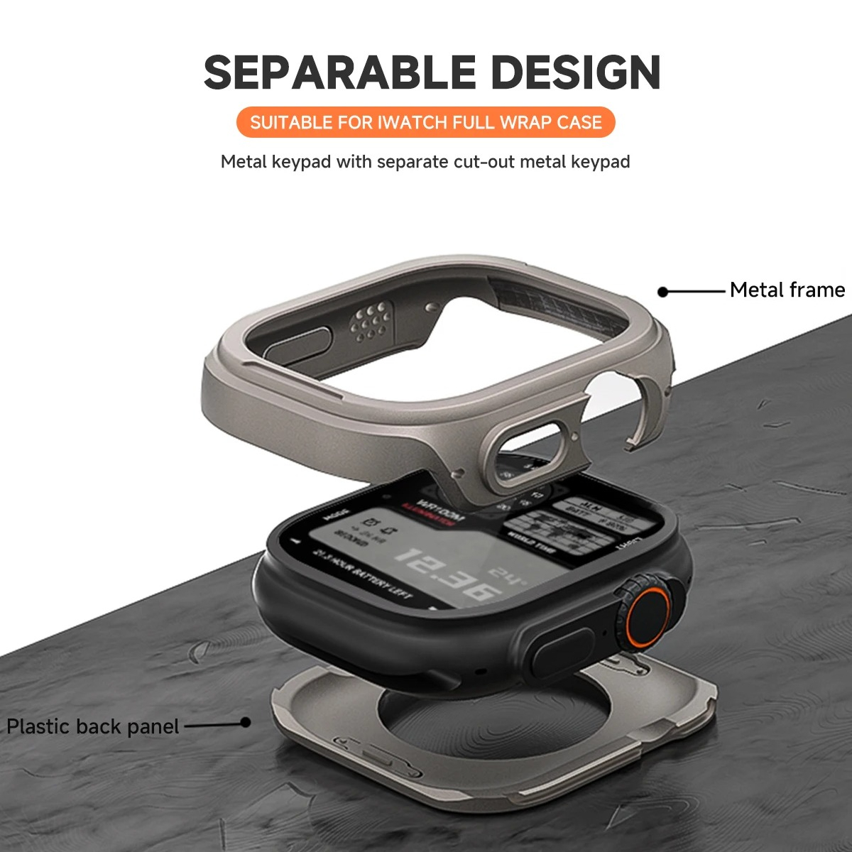 Metalowa obudowa do Apple Watc – Metal Bumper Aluminum Frame Case recenzja i cena